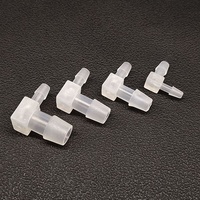 Conector divisor bidireccional tipo L, accesorio de tubería de agua de plástico de conexión rápida PP