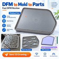 Panneaux d'affichage d'instruments transparents en polycarbonate PC haute clarté Bergek OEM, moulage par injection plastique personnalisé