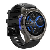 Strava 1.43'' Layar Amoled Panggilan BT Jam Tangan Pintar GPS 5ATM Jam Tangan Pintar untuk Pria Jam Tangan Olahraga Luar Ruangan Pelacak Oksigen Darah
