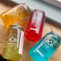 Boîte en PET transparente de qualité alimentaire, écologique et jetable, avec couvercle à languette, pour soda, jus, lait, thé, café, avec logo personnalisé