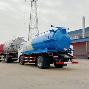 Camion-citerne à vide 4x2 de 5 m³ pour eaux usées septiques, monté sur camion, prix usine - Product Image 6