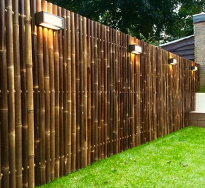 Nature Garden Bamboo Fence Rolled Bamboo Wood <strong>Reed</strong> Fence Natural Privacy Garden Panels - Product Image 5