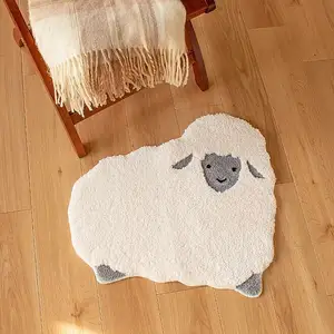 Area Rugs Custom Tufted Rug Personal Design Made Luxury Plush Animal Cute Rugs With Logo 3D High Absorbent And Non Slip Cute Bath Mat