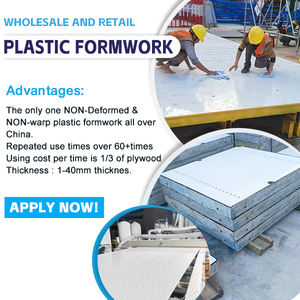 Encofrado de Plástico PVC Verde de Diseño Moderno, Superficie Blanca, Espesor de 5-30 mm, Sistema de Encofrado de Plástico para Construcción - Product Image 2