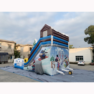 Thương mại giá rẻ lớn công viên bơm hơi để bán sân sau trượt nước Inflatable trượt bơm hơi - Product Image 5