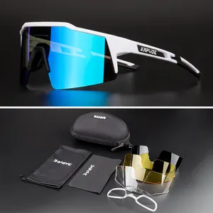 نظارات ركوب الدراجات OEM UV400 نظارات شمسية للدراجات الرياضية عدسة تعمل في الهواء الطلق للرجال HD MTB نظارات للطرق