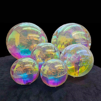 Ballon en miroir géant flottant pour événements extérieurs Décorations de fête Modèles de Noël-Boule à miroir gonflable brillante Disco