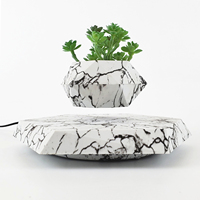 Pot à lévitation magnétique, dernière couleur marbre, support de plante flottant, décoration créative pour la maison, cadeau, plante à lévitation