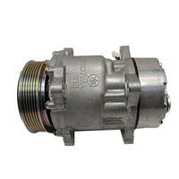 Le compresseur de climatisation de véhicule électrique 123mm 12V est utilisé pour Peugeot 6453GA, 9613260680 R134a