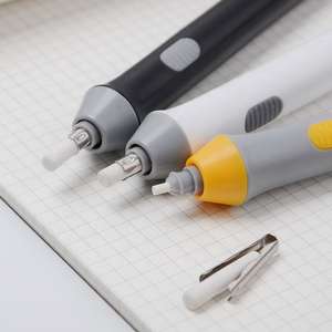 ممحاة جديدة XS عالية الجودة بالجملة غير غبار عبوات اثنين رسم رسم الرسم ممحاة كهربائية للمدرسة بالبطارية - Product Image 3