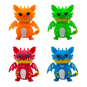 ของเล่นบีบรูปมังกรบิน ขนาด 11 ซม. ยอดนิยม ทำจาก TPR บรรเทาความเครียด ของขวัญสุดสร้างสรรค์สำหรับทุกวัย สำหรับเด็กอายุ 5 ถึง 7 ปี - Product Image 3