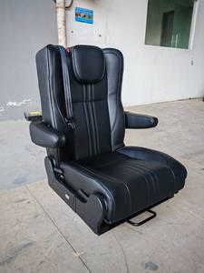 Siège de capitaine VIP Autoliuma L009S super confortable avec <span class=keywords><strong>base</strong></span> pivotante, sièges de camping-car en cuir faits à la main - Product Image 5