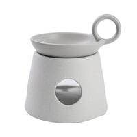 Lanternes et pots en céramique rustiques faits à la main pour bougies d'aromathérapie, pour table d'entrée, support pour lampe à huile et cire