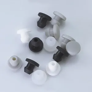 Bouchons en caoutchouc silicone transparents, type T, à clipser, pour obturateur de trou, joint d'étanchéité, bouchon d'extrémité, marque OEM, service de découpe Guangdong - Product Image 1