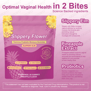 Integratore Probiotico Femminile Synkonda in Gommose con Olmo Rosso, 60 Gommose al Gusto Ananas, Equilibrio del pH, Supporto Immunitario, Controllo degli Odori - Product Image 3