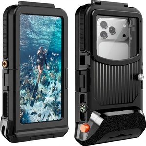Funda Impermeable <span class=keywords><strong>para</strong></span> Teléfono de Buceo de 50 Pies con Botón de Volumen Izquierdo <span class=keywords><strong>para</strong></span> <span class=keywords><strong>iPhone</strong></span> 13 <span class=keywords><strong>14</strong></span> 15 16 17 <span class=keywords><strong>Pro</strong></span> <span class=keywords><strong>Max</strong></span>, Compatible con Trípode y Luz de Relleno - Product Image 1