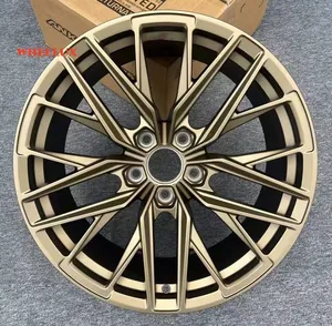 2024 Rodas de carro para Cadillac desenhadas em bronze 18 19 20 21 22 polegadas 5X115 5x120 Flow Made in China