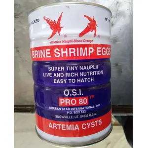 OSI American Red Brine Shrimp Eggs In Cans High Hatching Rate Artemia Cysts