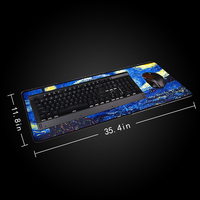 Tapis de souris de jeu antidérapant, nouveau design unique OEM, bon marché, qualité supérieure, grand tapis de table en caoutchouc pour ordinateur