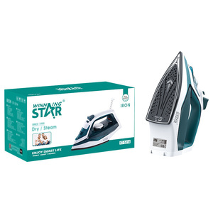 Plancha Eléctrica Winning Star ST-5314 con Suela de Cerámica, Vapor Seco, 220-240V, Tres Ajustes de Temperatura - Product Image 1