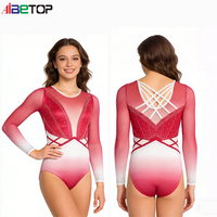 Justaucorps de gymnastique personnalisé pour filles, conception gratuite, vente en gros, justaucorps de danse pour compétition, justaucorps de gymnastique par sublimation