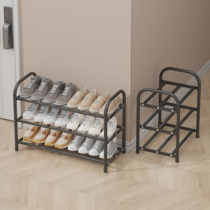 Có thể thu vào nối dài nhiều lớp sắt Giày giá thiết kế hiện đại nhà cửa giày đứng hình chữ nhật hình dạng - Product Image 2