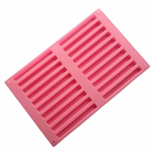 Moules en silicone pour chocolat et glace, sans BPA, de qualité alimentaire, résistants à la chaleur, antiadhésifs, 20 trous, mini barres rectangulaires - Product Image 2