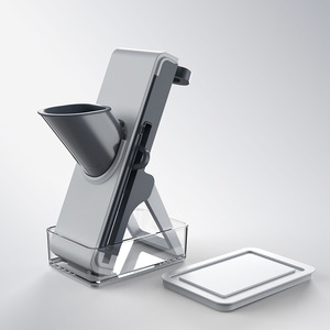 <span class=keywords><strong>Mandoline</strong></span> de sécurité, hachoir à légumes de cuisine, râpe à pommes de terre et à oignons, récipient avec <span class=keywords><strong>épaisseur</strong></span> <span class=keywords><strong>réglable</strong></span> - Product Image 3