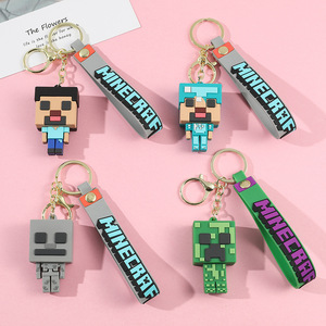 WOWEI Porte-clés 3D en PVC Caoutchouc Personnage Anime Dessin Animé, Pendentif en Plastique pour Sac à Dos et Clés de Voiture de Couple, Cadeaux à Suspendre - Product Image 2