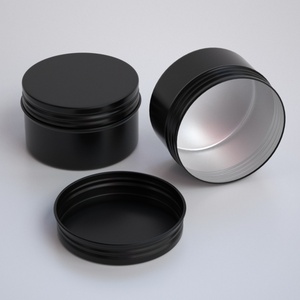 Envase de Lata Cilíndrico de 180 ml para Cosméticos, Tarro Cosmético de Aluminio de 180 g con Tapa Metálica para Bálsamo Labial, Aceites Esenciales, Lociones y Lápiz Labial - Product Image 2