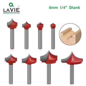 Fresas de enrutador con punta de carburo, vástago de 6 mm, 8, 10, 12, 15, 16, 18, 22, 25, 32 mm para máquinas herramienta de carpintería - Product Image 5