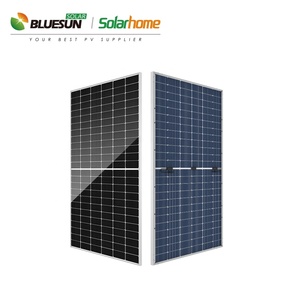Bluesun Ee. Uu. Almacen Comprar Paneles Solares Solar 550 Vatios Panel Bifaciale Doble Vidrio 550W En Tailandia - Product Image 2