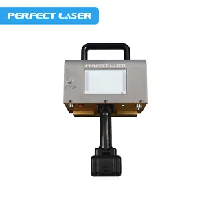 Perfecte Laser Lcd Touch Screen Bediening Draagbare Handheld Lithium Batterij Elektrische Vin Nummer Punt Pin Markering Gravemachine