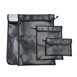 防水シーリングファイバーグラスバッグ,高温度耐性ポータブル大容量ドキュメント用 - Product Image 1