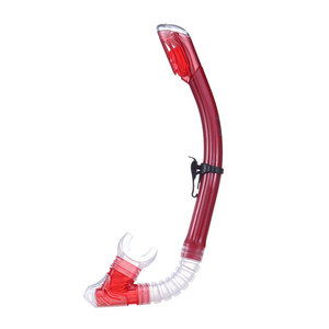 Snorkel Seco con Diseño Completamente Seco para Buceo y Snorkel, Unisex, Color Rojo, con Clip Ajustable - Product Image 1