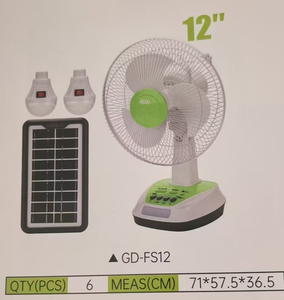 Circulateur d'air compact à énergie solaire, portable et écologique, pour une vie verte et durable GD-FS - Product Image 1
