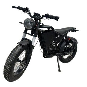Vélo électrique 20 pouces sans balais 800W 48V avec batterie au lithium, autonomie 60km, noir, moteur moyeu arrière tout-terrain, freins à disque, 7 vitesses, haute performance - Product Image 2