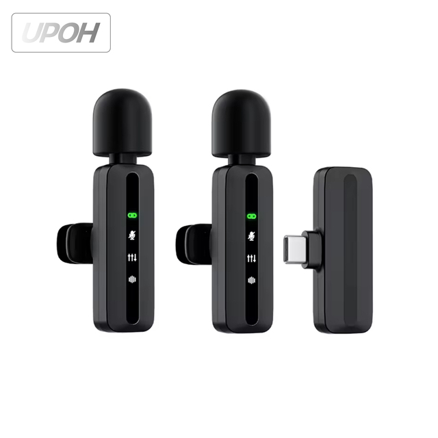 Hot Selling Lavalier Microphone Wireless High Sensitivity Mini Design Multi Functional for Video Shooting