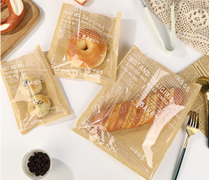 Wholesales Oil-proof Self-sealing <b>Bags</b> for <b>Bread</b> and Baked Goods European Style <b>Bread</b> Packaging <b>Bag</b> - Product Image 6