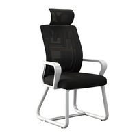 Chaise de bureau ergonomique à prix de gros, design moderne, pivotante, en maille, avec appui-tête réglable pour le bureau à domicile