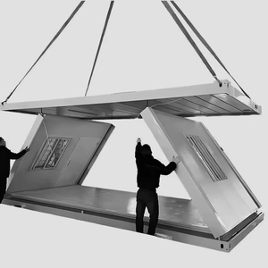 Ufficio Container Pieghevole 20ft 40ft, Spazio di Lavoro Modulare Prefabbricato Insonorizzato e Isolato <span class=keywords><strong>per</strong></span> Cantieri Edili e Uso Aziendale - Product Image 3