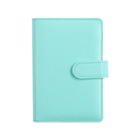 Stock promotionnel, couleur vive, cuir PU durable, classeur à enveloppes pour argent liquide A5 A6, classeur pour cartes photo, impression personnalisée de journal intime, classeur Macaron A6