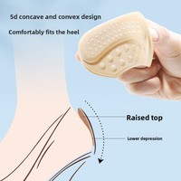 Patch anti-abrasion en mousse à mémoire de forme pour la prévention des ampoules au talon, pour talons hauts avec ajustement de la taille de chaussure, épaisseur 6 mm, unisexe