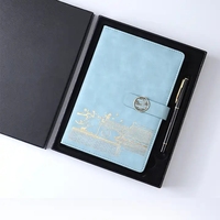 Carnet personnalisé en PVC A5 de style chinois rétro avec 100 feuilles, reliure spirale, couverture en tissu, cadeau