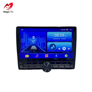 Núm đơn 2 DIN 10 inch IPS QLED màn hình cảm ứng <span class=keywords><strong>Android</strong></span> Car đài phát thanh GPS navigation Auto GPS khuếch đại TV hỗ trợ phổ phù hợp - Product Image 1