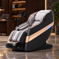 Fauteuil de massage corporel complet 4D tendance 2026, zéro gravité, rail SL, haut-parleurs IA, massage des pieds par compression chaude, professionnel pour salon et bureau