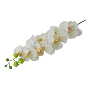 Flor Artificial de seda orquídea Phalaenopsis, venta al por mayor para decoración de estudio fotográfico de fiesta en casa - Product Image 4