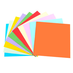 Papier carré origami fait main de 15 cm, couleur unie, pour cadeaux, artisanat, bricolage, impression en héliogravure - Product Image 3