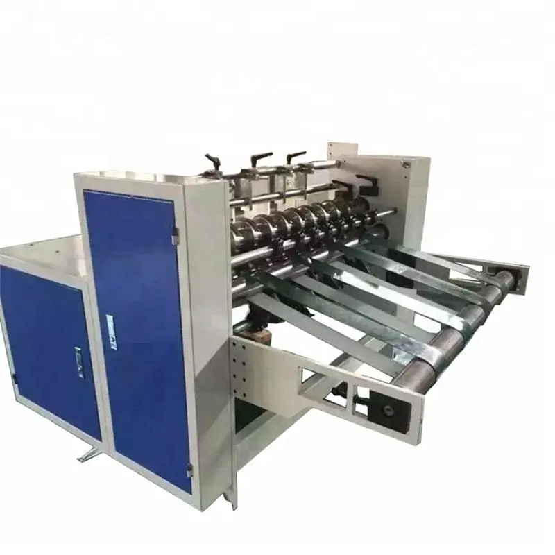 Máquina ranuradora de partición de caja de pizza automática de cartón corrugado de fácil operación para la fabricación de cajas