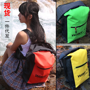Bolsa Impermeable Personalizada, Bolsa Seca Reciclada de Lona de 500d, PVC, Negra, para Exteriores, Camping, Mochila Impermeable - Product Image 2